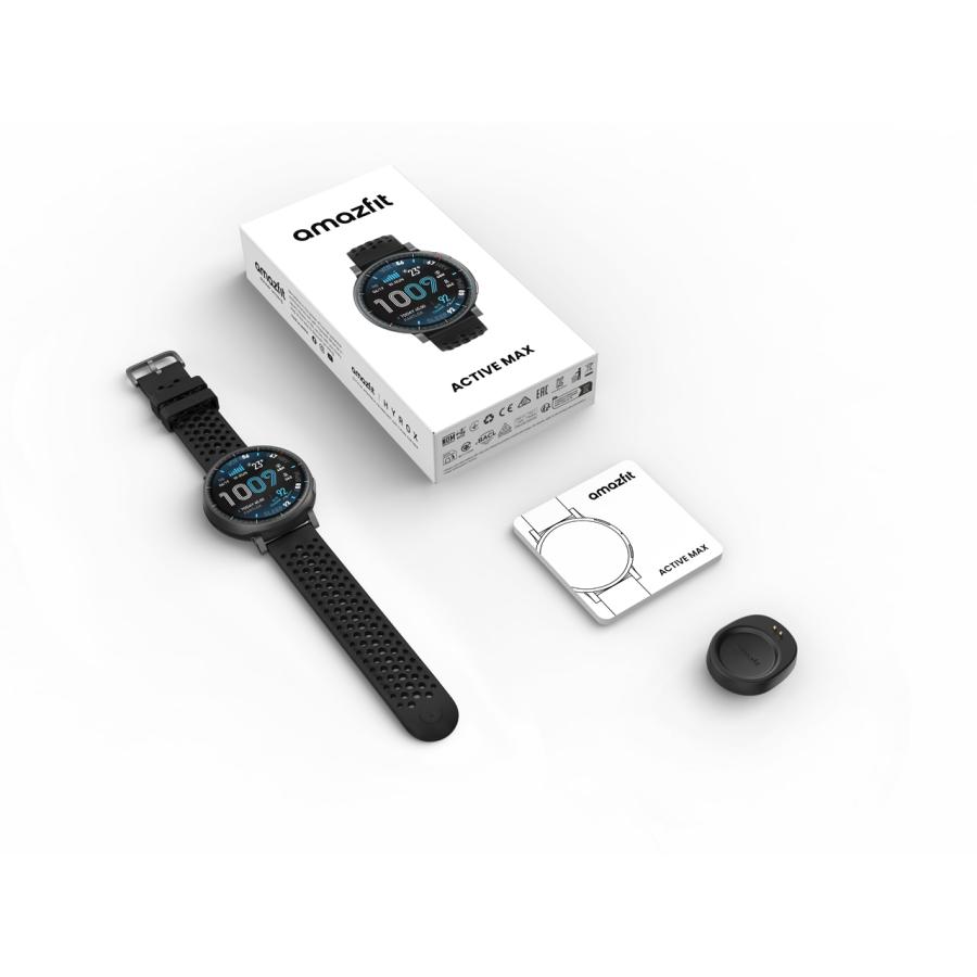 amazfit アマズフィット 【期間限定価格】Active MAX アクティブマックス 【ブラック】 SP170080-C01の画像