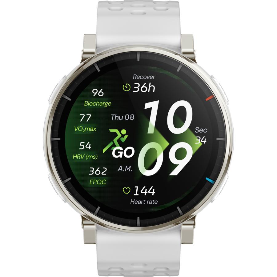 amazfit アマズフィット 【期間限定価格】Active 3 Premium 【エアロホワイト】 SP170082-C249 アクティブ3 プレミアムの画像