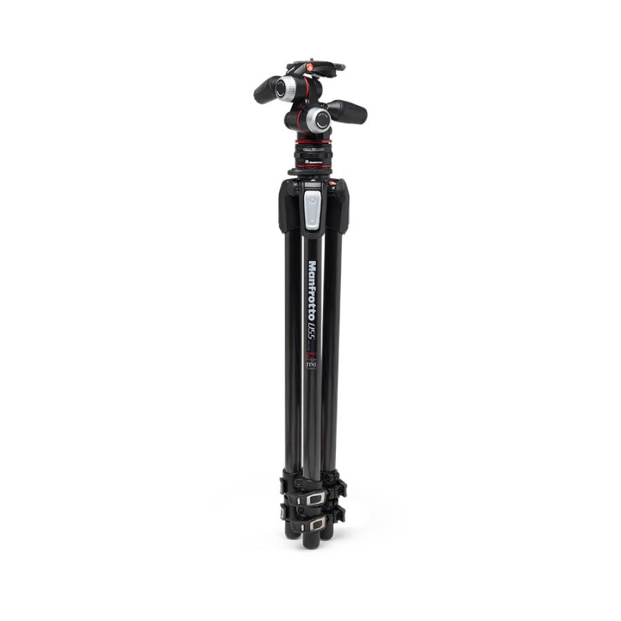 Manfrotto マンフロット  MK055CXPRO33WQR 055プロカーボン3段三脚+XPRO3ウエイ+MOVEキット｜murauchi｜02