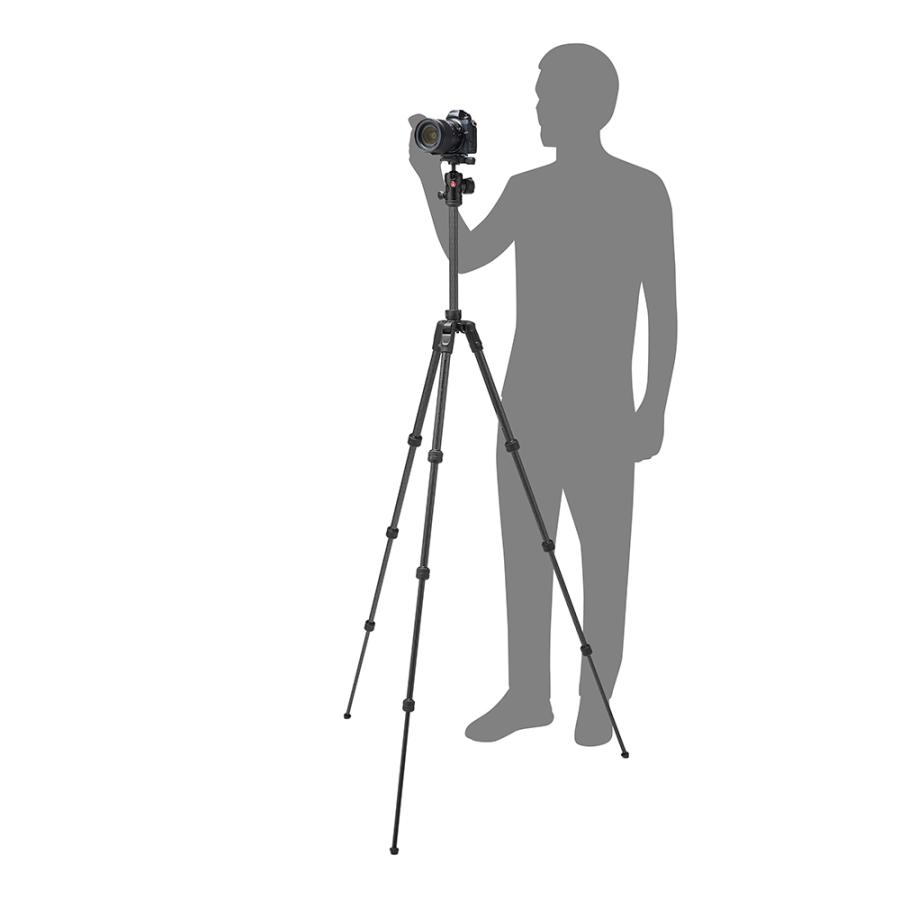 Manfrotto マンフロット MKBFRTC4FB-BH ブラック ツイスト カーボン 三脚キット befreeアドバンス ASの画像