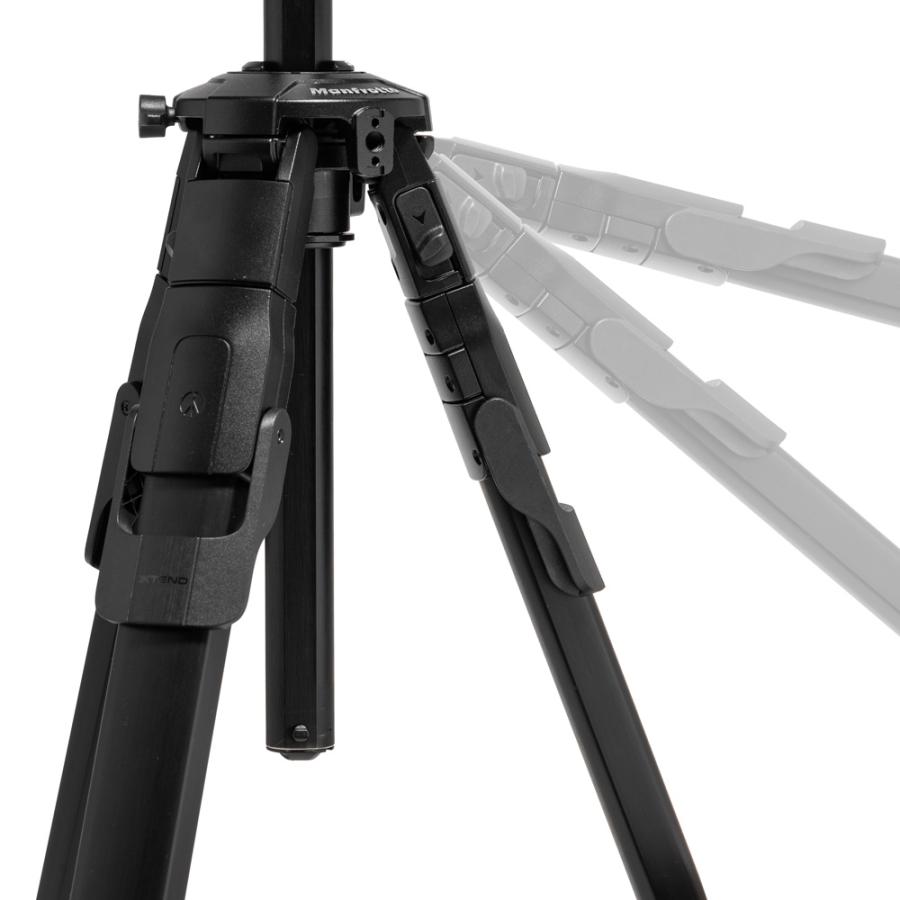 Manfrotto マンフロット ONE Photo アルミニウム三脚 MTONEPA ブラックの画像