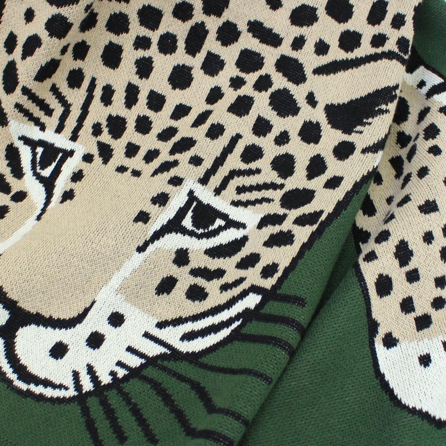 INOUI EDITIONS イヌイエディション THROW 130 【ヒョウ】【カーキ