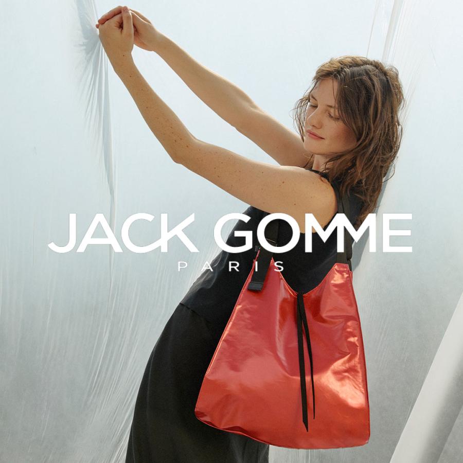 Jack Gomme ジャックゴム LIGHT LEATHER NIKITA【ブラック】レザー 3WAYバッグ 10062012610205の画像