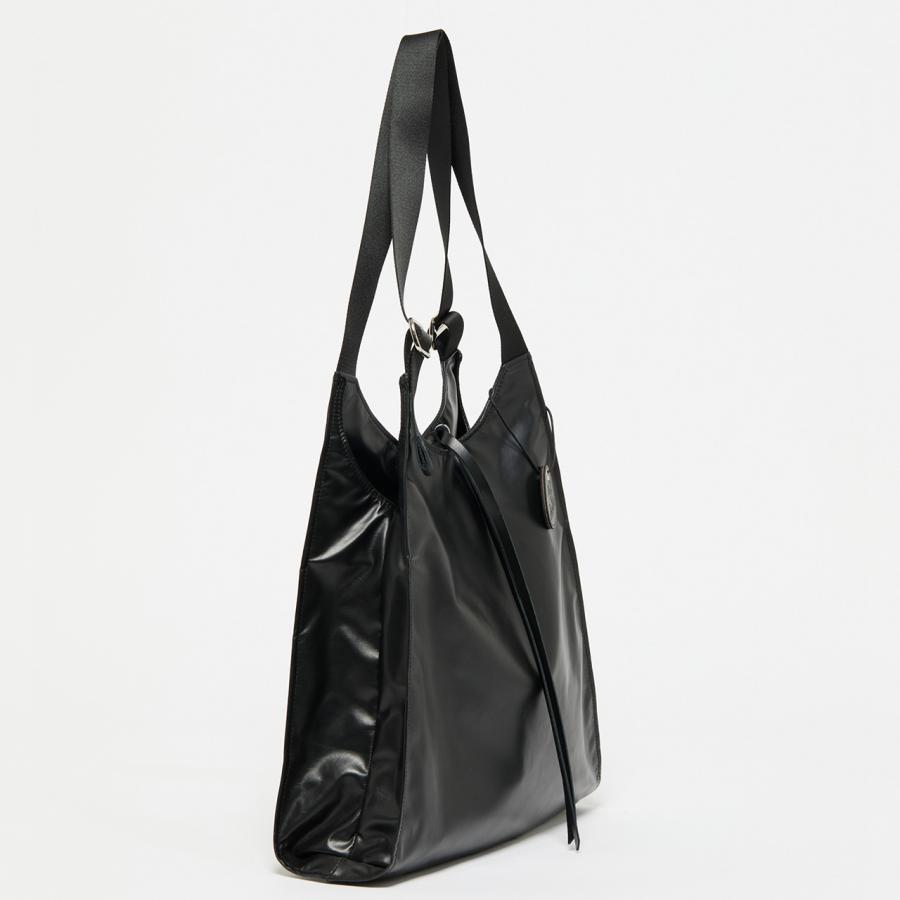 Jack Gomme ジャックゴム LIGHT LEATHER LESAC 【ブラック】レザー トートバッグ ショルダーバッグ 10062012610202の画像