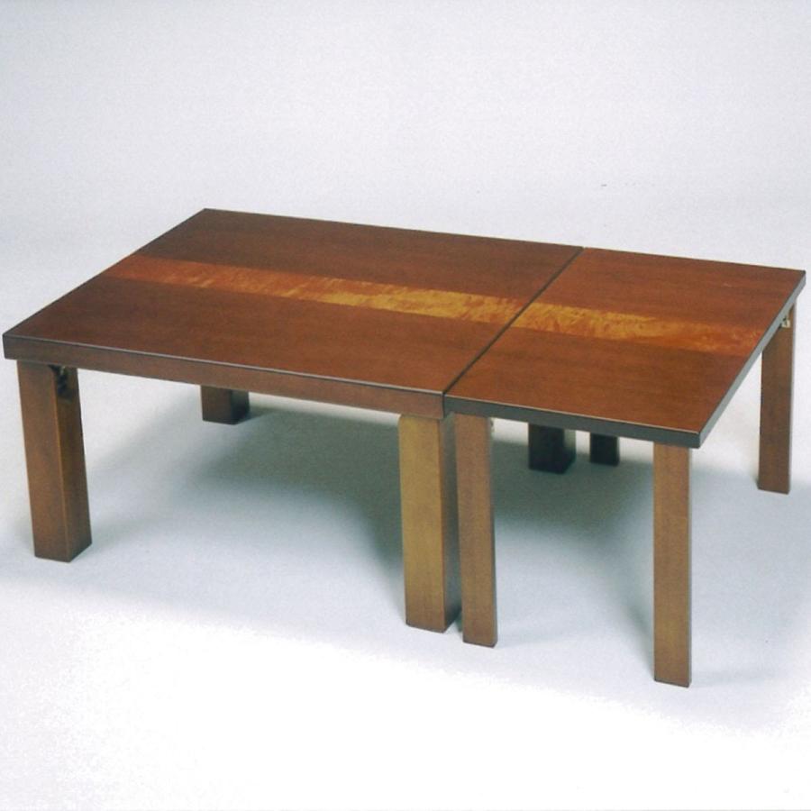 折脚座卓 パーティー 拡張用ミニ座卓付き 幅90cm テーブル ちゃぶ台 来客 和室 畳の部屋 村内ファニチャーアクセス 通販 Paypayモール