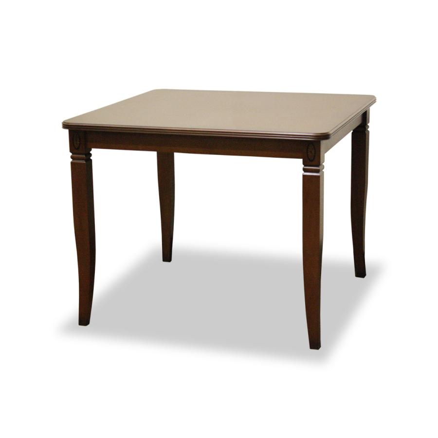 高い品質 アンティーク ベネチア ダイニングテーブル85 コンパクと 2人掛け ダークブラウン クラシック イタリア 猫脚 カッコいい Seal限定商品 Collezionec2ph Com