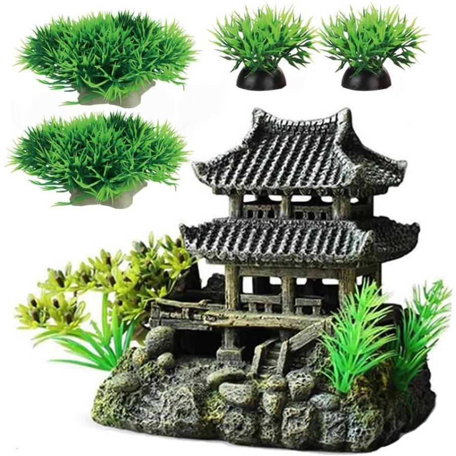 爆売り アクアリウム オブジェ 水槽 オーナメント 水槽 アクセサリー 古代の楼閣 観賞魚 熱帯魚 金魚 爬虫類 隠れ家 水族館内装 構築植物 水槽 飾り 楽天カード分割 Turningheadskennel Com