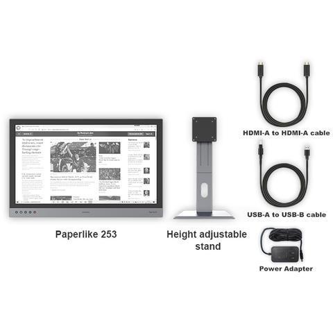 Dasung Paperlike 25.3 E-Inkセカンドモニタ スタンド付き ドライアイ