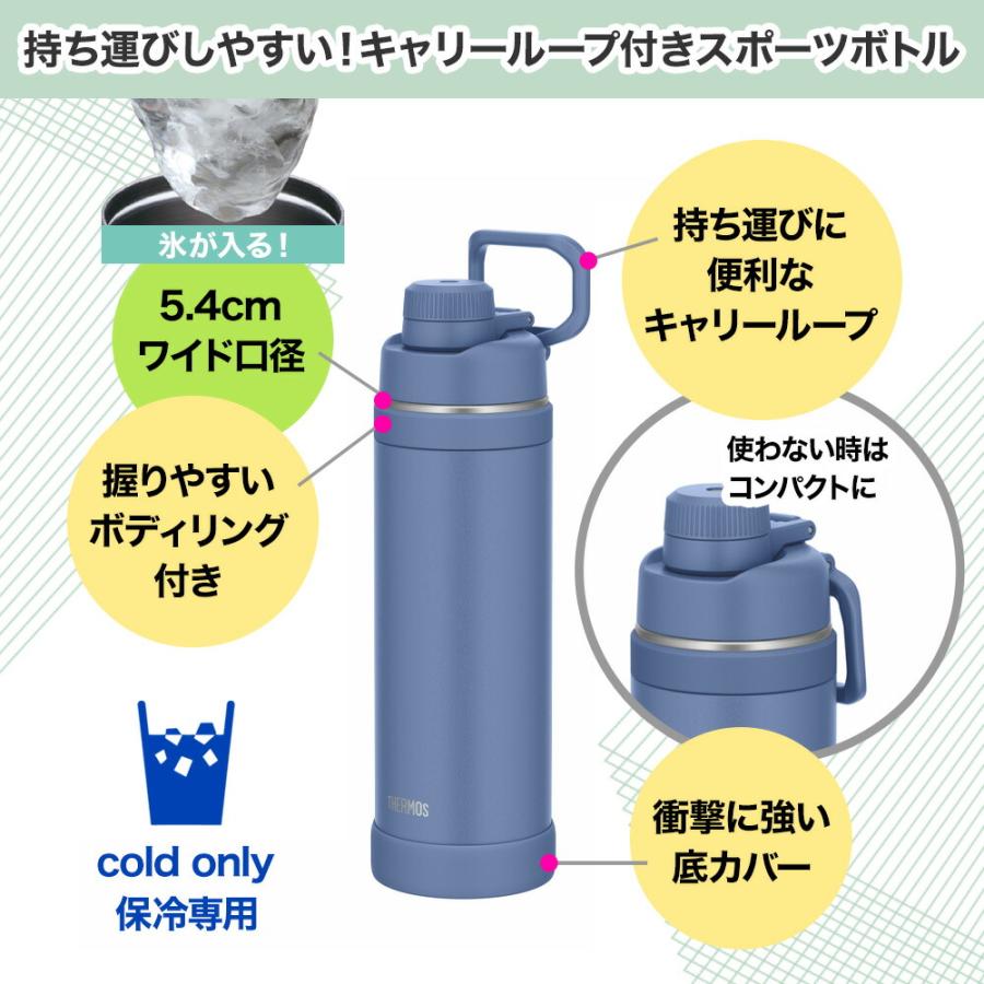 THERMOS（サーモス） 水筒 真空断熱スポーツボトル キャリーループ付