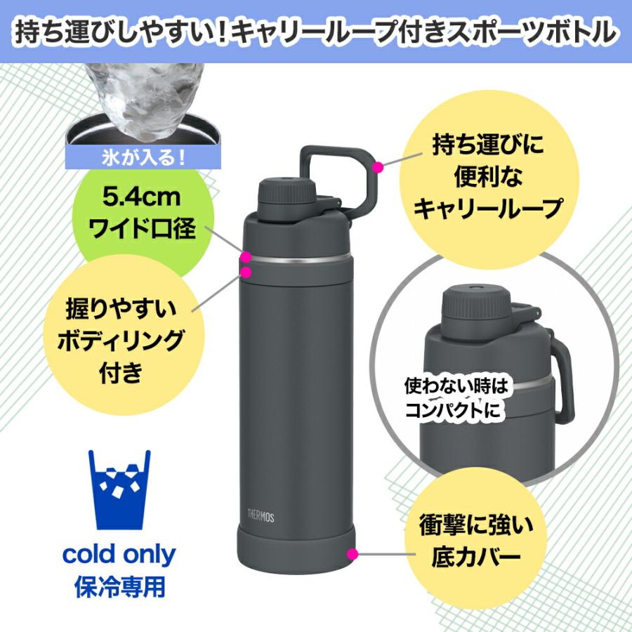 THERMOS（サーモス） 真空断熱スポーツボトル キャリーループ付 FJU