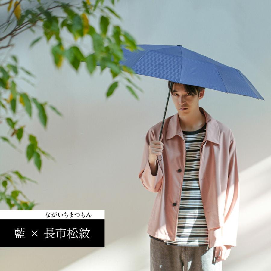 mabu（マブ） 軽量12本骨 折りたたみ傘 江戸 吉祥柄 袋付き UV 晴雨