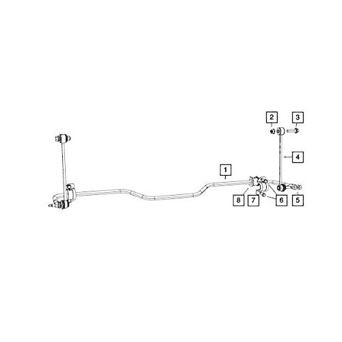 正規店仕入れの Mopar スパンシップ スタビライザー バー ブッシング 54 6804 リアサスペンション Portalcultura Net Br