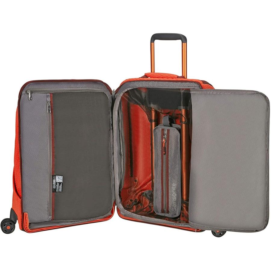 Samsonite Unisex_Adult Travel Bag%circa%Fluo Red/Port%circa%Reisetasche mit 4 Rollen S (55 cm -36.5 L)｜musakose｜02