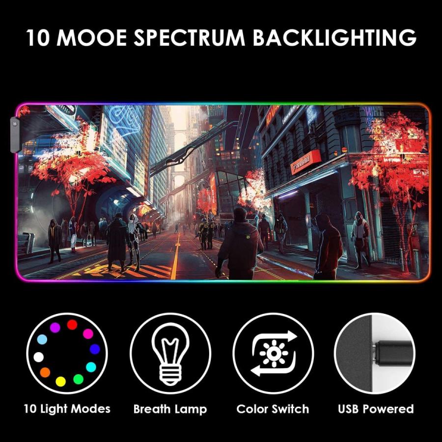 Aimetech RGBマウスパッド カラフルソフトマット LEDゲーミングマウスパッド 防水 特大発光マット カラフルソフトマット マウスコンピュータキーボード用 防水 MUSAKOSE B08TGFB6GS MUSAKOSEのAimetech 滑り止めゴムベース 31 Aimetech RGBマウスパッド カラフルソフトマット LEDゲーミングマウスパッド 防水 特大発光マット カラフルソフトマット マウスコンピュータキーボード用 防水 MUSAKOSE B08TGFB6GS MUSAKOSEのAimetech 滑り止めゴムベース 31