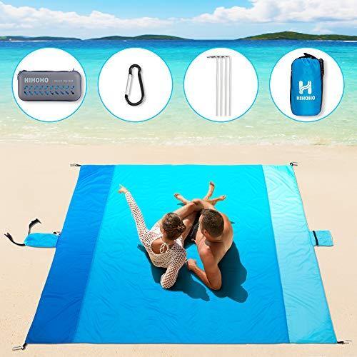 【SALE/37%OFF】 HIHOHO Sandproof Beach Blanket%circa%82''X 80''4~7人用特大屋外ピクニック用毛布サンドフリーナイロンビーチマットキャンピング旅行またはハイキング用 毛布、ブランケット 【SALE/37%OFF】 HIHOHO Sandproof Beach Blanket%circa%82''X 80''4~7人用特大屋外ピクニック用毛布サンドフリーナイロンビーチマットキャンピング旅行またはハイキング用 毛布、ブランケット