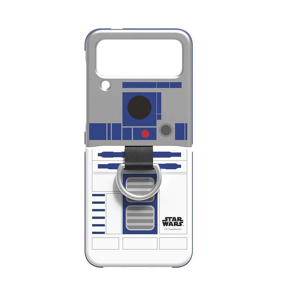 Galaxy Z Flip 4 スターウォーズ R2-D2 Cover ディズニー公式ケース サムスン ギャラクシ ー 折りたたみ｜musashi-store｜02