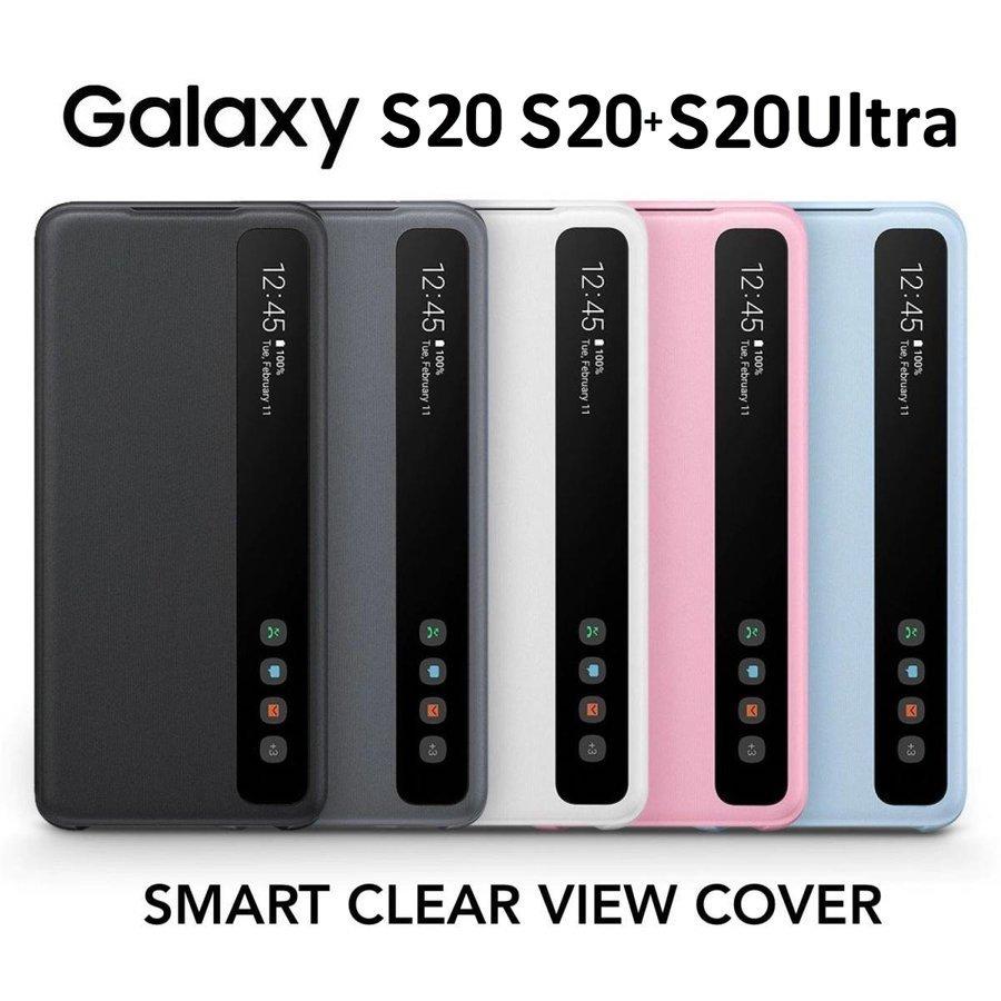 Galaxy S20 純正ケース SMART CLEAR VIEW COVER S20+ S20 Ultra サムスン ギャラクシー スマホカバー｜musashi-store