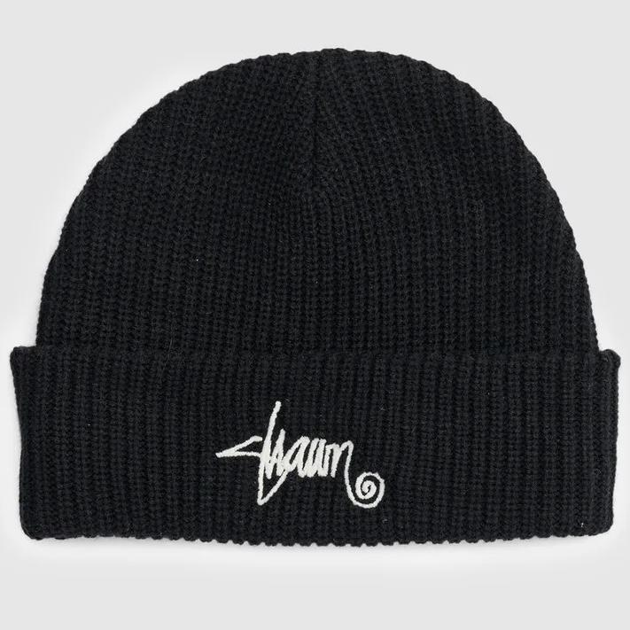 S/DOUBLE エスダブル Shawn Script Mid Beanie ステューシー ニット帽