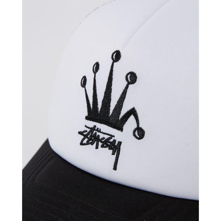 ステューシー キャップ 帽子 STUSSY CROWN STOCK TRUCKER CAP クラウン