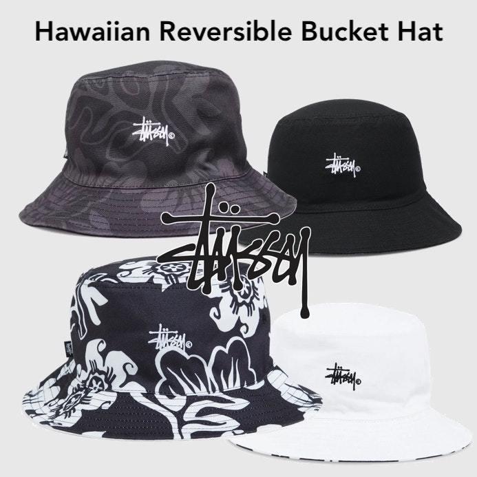 ステューシー バケットハット STUSSY Hawaiian Reversible Bucket Hat