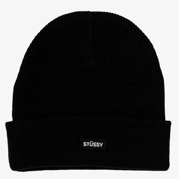 ステューシー ニット帽 STUSSY Logo Badge Beanie ビーニー ニット 帽子 メンズ・レディース 男女兼用