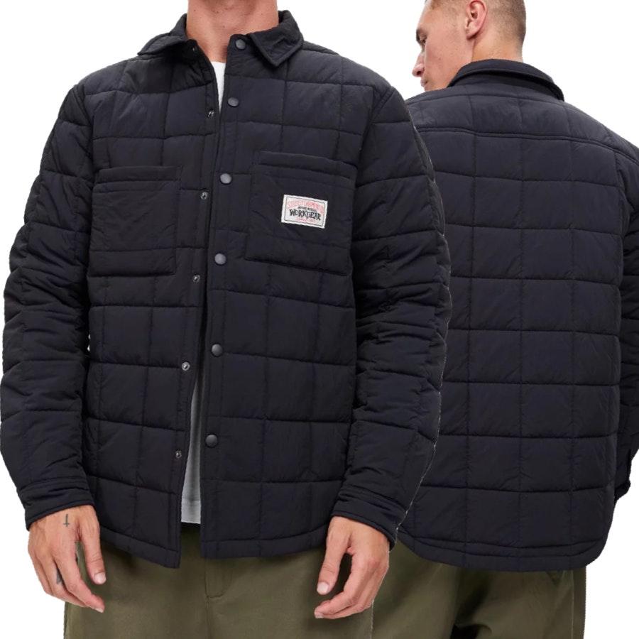 STUSSY Quilted Fatigue Shirt キルティングジャケット ブルゾン STUSSY Quilted Fatigue Shirt キルティングジャケット ブルゾン