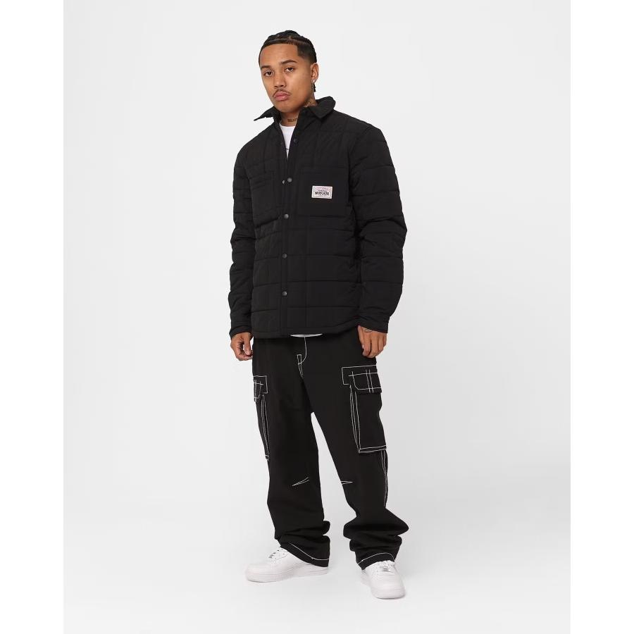 STUSSY Quilted Fatigue Shirt キルティングジャケット ブルゾン STUSSY Quilted Fatigue Shirt キルティングジャケット ブルゾン