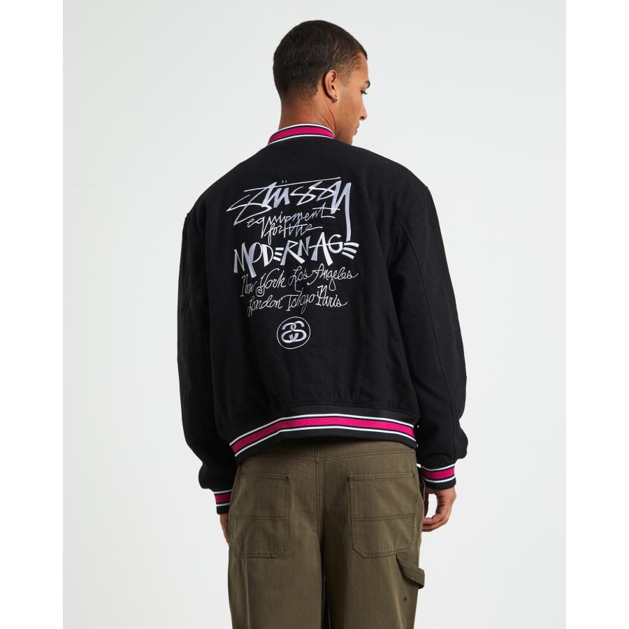 STUSSY ステューシー Varsity Jacket ボンバージャケット STUSSY ステューシー Varsity Jacket ボンバージャケット