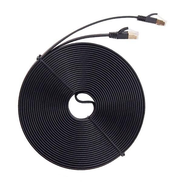 LANケーブル CAT7 15m フラット カテゴリー7 ランケーブル ストレート ツメ折れ防止カバー フラットLANケーブル スーパーフラット|musasinojapan|02