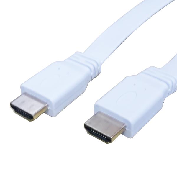 HDMIケーブル 1.5m フラット HDMI ケーブル ver1.4 カラー 金メッキ端子 High Speed Cable ブラック  :4589684729088:むさしのジャパン - 通販 - Yahoo!ショッピング