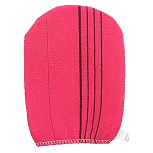 あかすり ミトン 韓国式 あかすりミトン レッド 18 13cm No 6621 即日出荷 オーエ