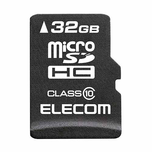 エレコム ELECOM 特別セール品 マイクロSD 完売 カード 32GB データ復旧サービス MF-MSD032GC10R SD変換アダプタ付 Class10