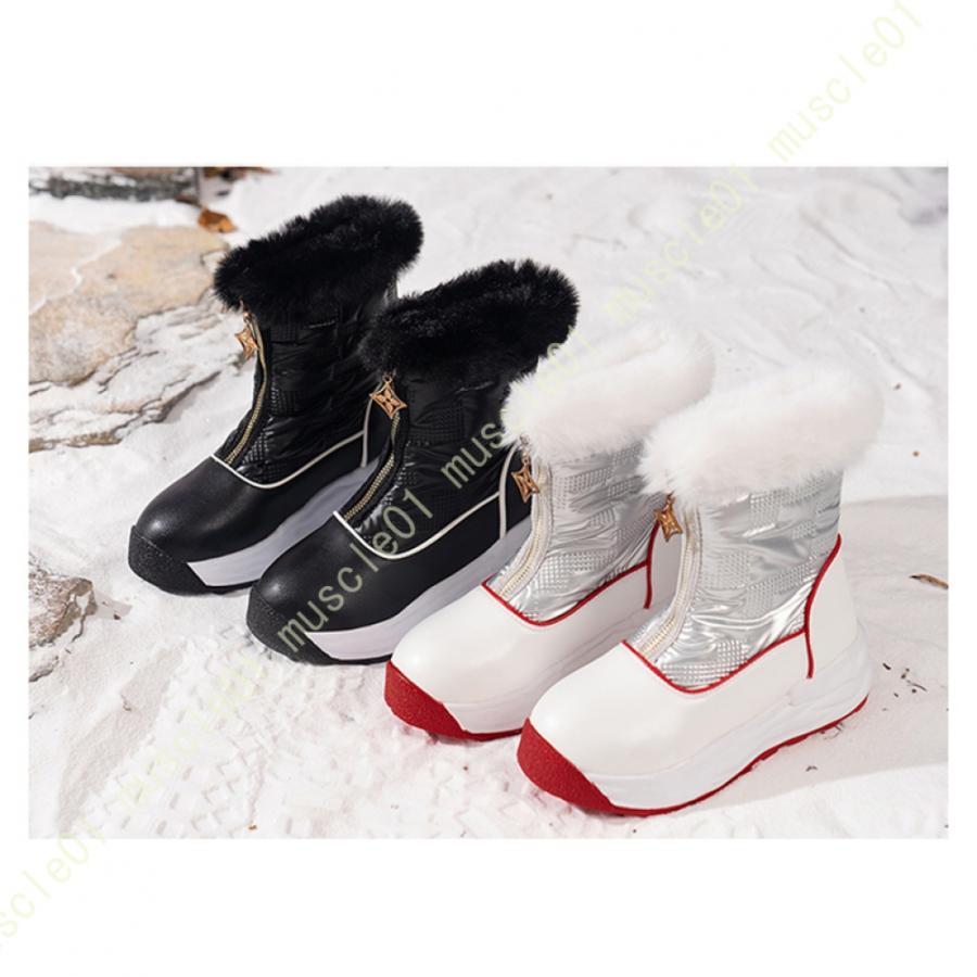 特注 雪用ブーツ ムートンブーツ スノーブーツ レディース 裏起毛 綿靴 ショート 厚底 歩きやすい スノーシューズ レディース 冬靴 大きいサイズ 雪靴 防寒ブーツ
