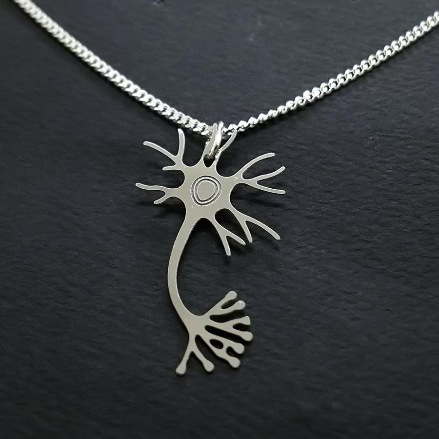 【アナトミージュエリー】ニューロンネックレス・シンニューロン（Thin Neuron necklace） | 