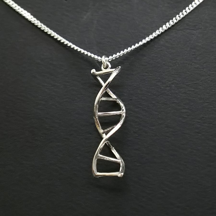 サイエンスジュエリー】DNAネックレス・Sterling Silver（DNA