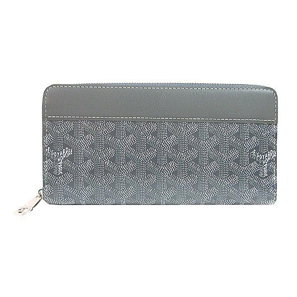 ≪新品≫ GOYARD ゴヤール 財布 マティニョン GM ウォレット 長財布 ジップ GM グリス グレーの画像