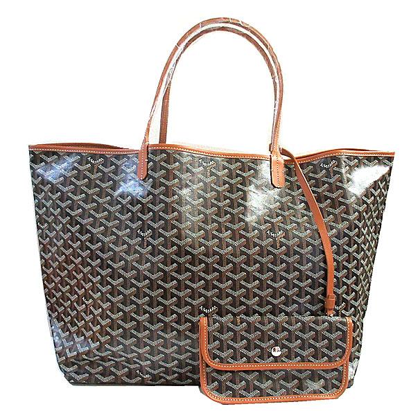 GOYARD ≪ 新品 ≫ ゴヤールサンルイ GM 黒×茶 ブラック GOYARD ≪ 新品 ≫ ゴヤールサンルイ GM 黒×茶 ブラック