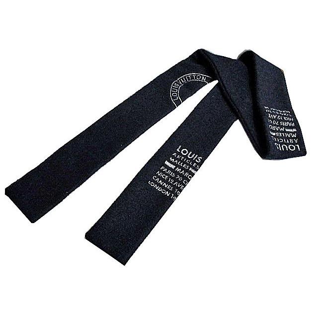 ルイヴィトン　箱付き　マフラー　スカーフ 新品》 LOUIS VUITTON ルイヴィトン スリムスカーフ・トランクスタンプ