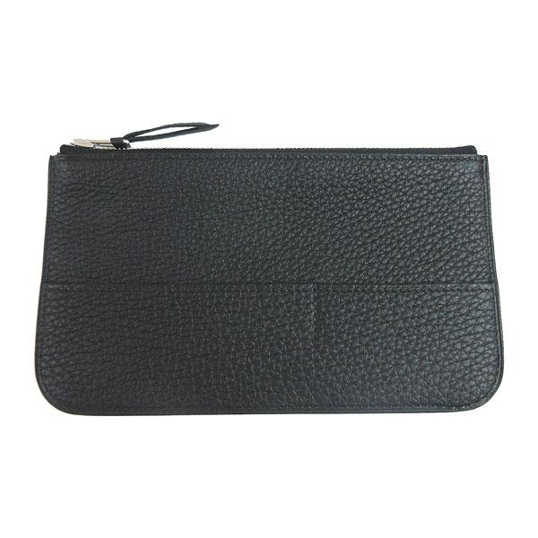 Dogon 《 新品 》 HERMES エルメス ドゴン デュオ GM トゴ 黒 ブラック