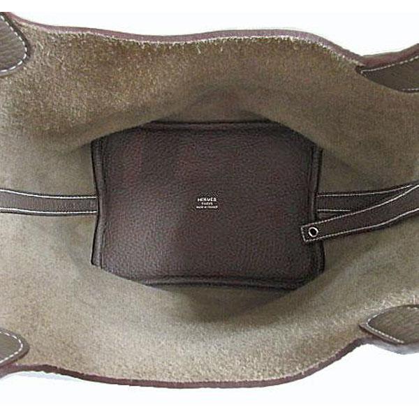 ピコタン ≪ 新品 ≫ エルメス ロック 18 PM エトープ シルバー金具