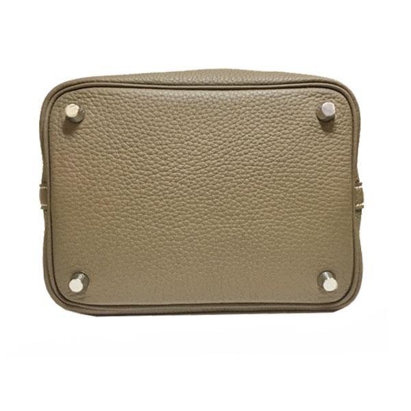 エルメス HERMES  ピコタンロックPM エトープ シルバー金具  ハンドバッグ トリヨン 中古 ピコタン ≪ 新品 ≫ エルメス ロック 18 PM エトープ シルバー金具