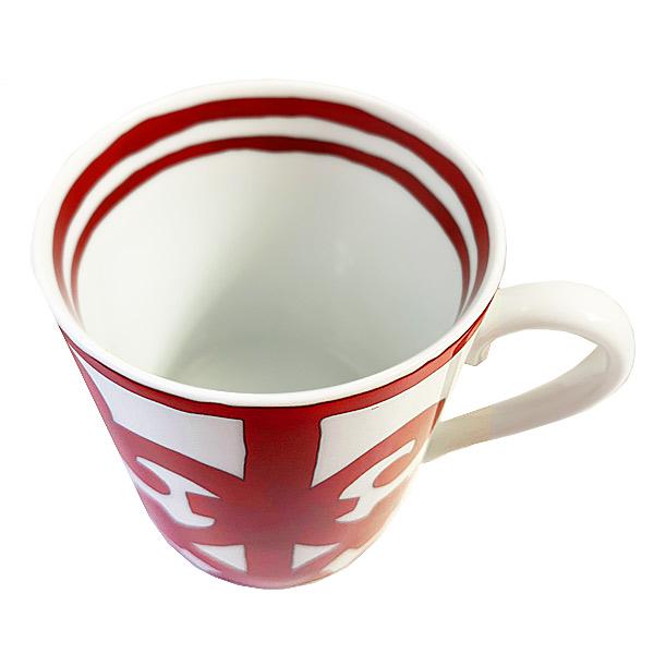 □エルメス□未使用品マグカップガダルキヴィール赤×白箱付属