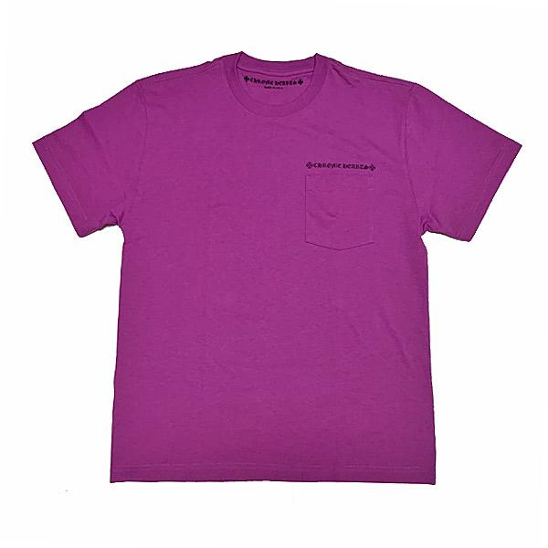 ≪新品≫ クロムハーツ クルーネック Tシャツ マッティ スパイダーウェブ バックプリント パープル Mサイズ 紫の画像