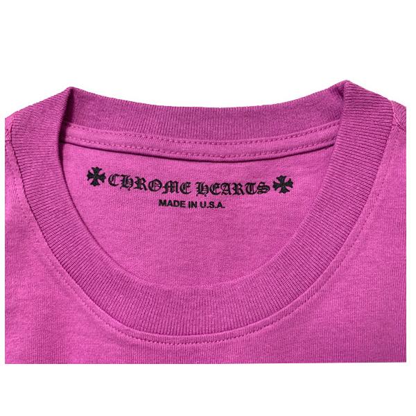 ≪新品≫ クロムハーツ クルーネック Tシャツ マッティ スパイダーウェブ バックプリント パープル Mサイズ 紫の画像