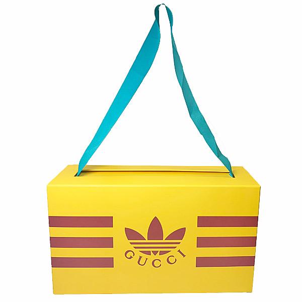 ≪ 新品 ≫ adidas x Gucci メンズ トレフォイル プリント Tシャツ XS サイズ グッチ　アディダス スペシャルパッケージの画像