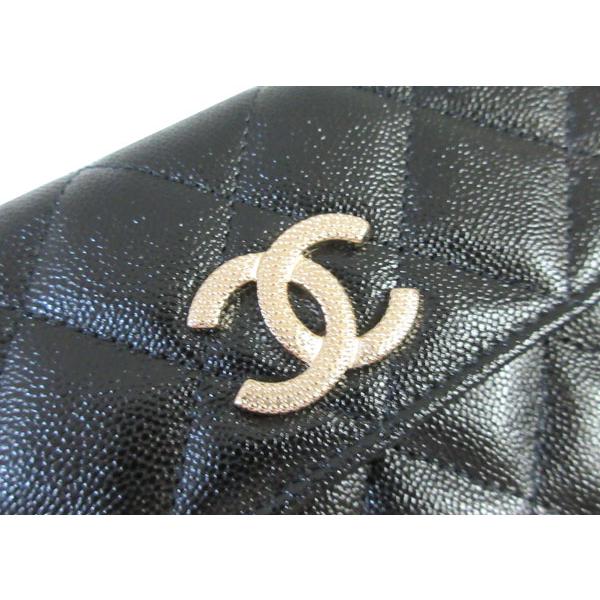 【売り切りお値下げ】 ≪新品≫CHANEL シャネル 2022年プレコレクション フラップ 長財布 AP2961 B08937 94305 黒 ゴールド金具 BIG CCマーク キャビアスキン 箱 リボン 【4595395370】(164560円)