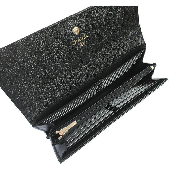 【売り切りお値下げ】 ≪新品≫CHANEL シャネル 2022年プレコレクション フラップ 長財布 AP2961 B08937 94305 黒 ゴールド金具 BIG CCマーク キャビアスキン 箱 リボン 【4595395370】(164560円)