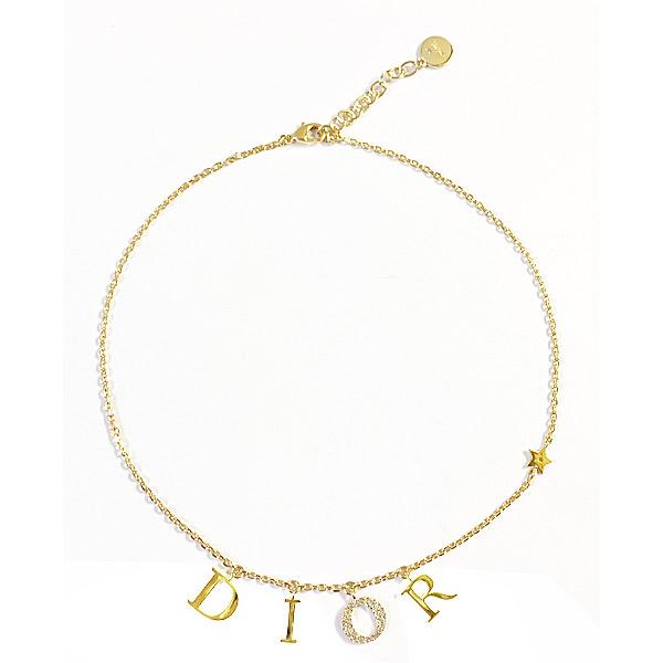 Dior Dio(r) evolution ネックレス ゴールド Dio(r)evolution Necklace Gold-Finish Metal and White