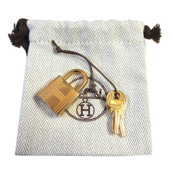 ピコタン ≪新品≫ エルメス PM カデナロック 黒 ゴールド金具