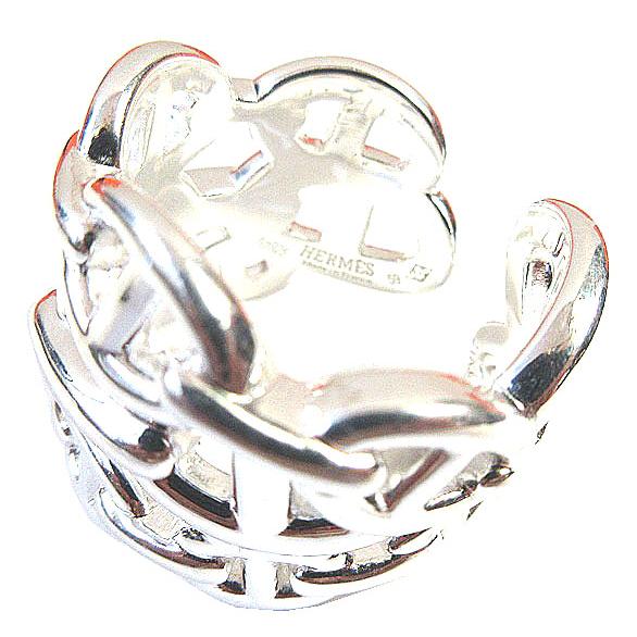 新品 》 エルメス シェーヌダンクル アンシェネ GM リング 59 (日本